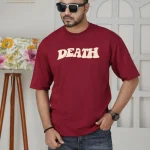 DROP SHOULDER TSHIRT (RED)