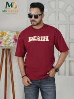 DROP SHOULDER TSHIRT (RED)
