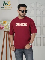 DROP SHOULDER TSHIRT (RED) - Image 3