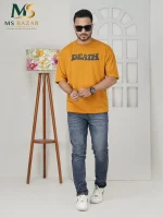 DROP SHOULDER TSHIRT (YELLOW) - Image 2